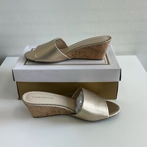 Charter Club Nallahhp Champagne Women’s Shoes Size 8.5 and 7.5